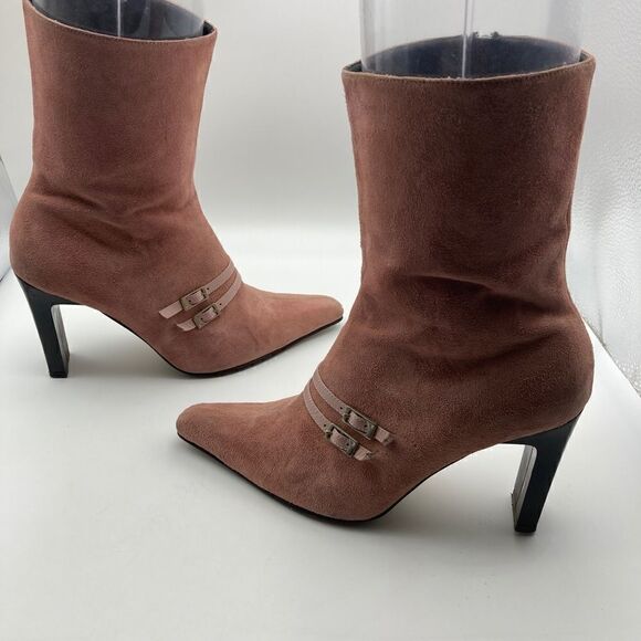 Vintage Pierre Cardin Paris Women’s Pink Boots Size 9B - Picture 5 of 8